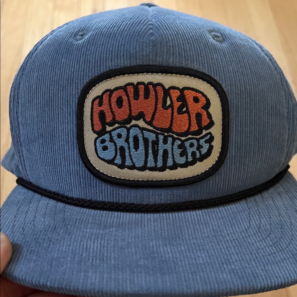 Howler Brothers Sky Blue Corduroy SnapBack hat